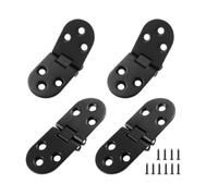 UieoKakeh for Folding Tables Sewing Machine Table Compatible 4PCS Butler Tray Heavy Duty Flip Top Hinge 180 Degree Round Edge Design