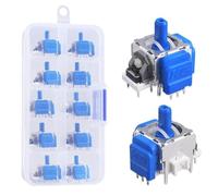 UieoKakeh For Switch PRO Gaming Controller TMR Hall Effect Joystick Electromagnetic Magnetic Resistance 3D 10PCS