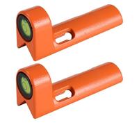 UieoKakeh for Tower Ruler Compatible Portable Measuring Instrument(2 Pcs), Special Horizontal Bubble Design, Adjustable Grade Rod Level