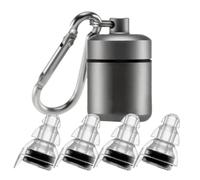 UieoKakeh High Fidelity Concert Earplugs 2 Pairs 24db Filter Technology for Music Festivals DJ Nightclub Ear Protection Grey