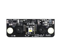 UieoKakeh HLK-FRM1213 Face Recognition Module Intelligent AI 3D IR Infrared Binocular Camera Liveness Detection Cat-Eye Visible Vision