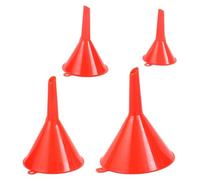 UieoKakeh Multipurpose Funnels Wide Mouth Filter Funnels 4Pcs PP Funnel Set for Automotive for Filling Bottles or Containers