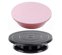 UieoKakeh Plastic Clay Pottery Rotating Turntable Practical for Sculpture Decoration- Rotary Plate DIY Crafting Tool for Cakes