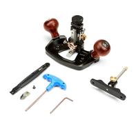 UieoKakeh Pro Rabbet Router Hand Tool Adjustable Woodworking Plane Die Steel Grooving Plane Wood Trimming Tool DIY