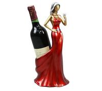 UieoKakeh Red Wine Rack Grape Wine Display Cabinet Decoration Design Home Decoration Ornament for Girls Wine Bottle Holder Red