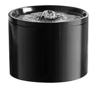 UieoKakeh Silent Circulation Filtration Ultra-Quiet Pet Cat Automatic Water Dispenser for Dogs Ceramic Water Feeder USB Black