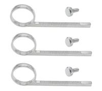 UieoKakeh Silver Copper Trumpet Slide Finger Ring B-Flat Major 3 Inch Length Trumpet Slide Finger Ring