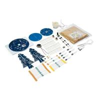 UieoKakeh Soldering Practice Project Christmas Tree Music Box with Colorful Rotating LED Running Lights Circuit Board