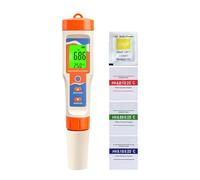 UieoKakeh Tester Digital Water Quality Meter 7 in 1 for Swimming Pool SPA Testing Pen PH/ORP Salt/TDS EC/Temp Fertility Detection