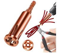 UieoKakeh Universal Wire Twisting Tool Cable Stripper & Wire Twisting Tool for Stripping & Twisting Cables, Driven By Drill