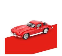 UIFCOG Die Cast Collectible Car Model 1:32 For Chevrolet For Corvette C2 Alloy Diecast Model Car Collectibles Hobby Display(Red)