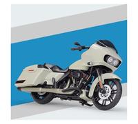 UIFCOG Scale Model Motorcycle For Har&ley For Davidson For CVO For Road For Glide 2018 Motorcycle 1:18 Simulation Alloy Model(Light Gray)