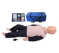 UIGJIOG Child Advanced Full Body Resuscitation Simulator Cardiopulmonary Resuscitation Simulator Teaching Child First Aid Training Manikin for Infarcted Airway Obstruction