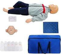 UIGJIOG Children Full Body First Aid Training Simulator Mannequin Professional Medical Accessories Manikins Dummy Training Kit Nursing Practice Patient Care