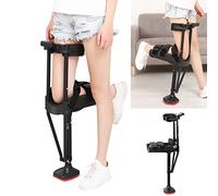 UIGJIOG Crutches Walker 180 ° Adjustable knee walker, medical anti -draining knee crutteer adjustable in height, hands -free knee crutch crutting without pain pain