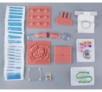 UIGJIOG Laparoscopic 3D Suturing Module Simulator Training 12 Laparoscopic Surgery Training Modules, Surgical Suture Training Practice Kit Includes Suture Pad for Practice