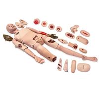 UIGJIOG Medical Nursing Manikin Wound Care Training Simulation of Human Nursing Manikin Training Trauma Patient Care Manikin Wound Care Human Educational Models Demonstration Manikin Burn Model