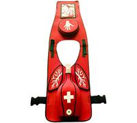 UIGJIOG Suffocation First Aid Training Wear Vest Educational Tools Anti Choking Obstruction Trainer Vest Adult Airway First Aid Training Choking Trainer with Back Slap for Nurse Student Teaching