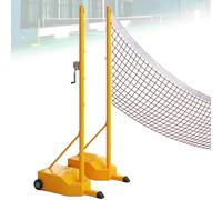 UIHECTA Badminton Net Stand, Portable Tennis Net Frame, Freestanding Volleyball Poles, Recreational Sports Nets Stand, with Weighted Base/Net, Sport Training Equipment, H: 5.1Ft