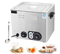 UIHECTA Commercial Egg Boiler 2600W, Stainless Steel Egg Cooker, Large Capacity Electric Poached Egg Maker With Temperature Control, Egg Poacher Pan For Restaurant,Timer,Without Basket