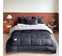 UIHECTA Duvet Cotton Winter, Double-sided Velvet Warm Quilt Core, Super Warm Lamb Blanket, Super Warm Milk Velvet + Lamb Cashmere Fabric, Warm Cosy Comforter,007,220 * 240cm(5kg)