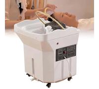 UIHECTA Head Spa Equipment, Head Spa Waterfall Sink, Shampoo Basin with 60L Water Tank, Support Water Circulation and Shower Head, for Massage Parlor, Hair Salon,White