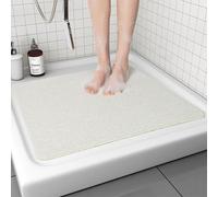 UIHECTA Loofah Shower Mat, Non Slip Bath Mats with Drain for Inside Shower, Soft Comfort Massage PVC Bath Rugs, Quick Drying, for Bathroom,004,45 * 75cm