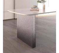 UIHECTA Table Legs, Clear Acrylic Furniture Legs, Simple Desk Legs, Replacement Legs for Desk, Coffee Table, Wardrobe, Cabinet (Single),Black,50 * 8 * 72cm