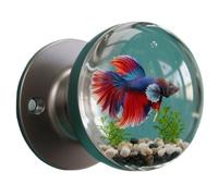 UIHECTA Unique Decorative Door Handle, Retro Round Resin Epoxy Flower Door Knob, Decorative Artisan Pull, Animal Crystal Door Handle, for Modern and Classic Homes, Bedroom Decor,01