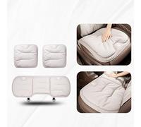 UIHFBNS Car Seat Cushion for Smart Forfour W453 2014 2015, Car Seat Covers Cushion for Car Seat Car Driver Seat Car Interior Seat,C Grey- three piece set