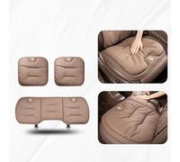 UIHFBNS Car Seat Cushion for Smart Forfour W454 2004 2005 2006, Car Seat Covers Cushion for Car Seat Car Driver Seat Car Interior Seat,E Brown- three piece set