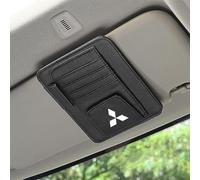 UIHFBNS Sunglass Holder for Car for Mitsubishi Outlander ASX, Car Visor Accessories Gadgets, Unmatched Durability for Different Size Eyeglasses,A