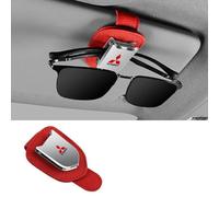 UIHFBNS Sunglass Holder for Car for Mitsubishi Outlander LancerEX ASX Pajero Eclipse Colt, Car Visor Accessories Gadgets, Unmatched Durability for Different Size Eyeglasses