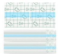 UIHRLM 100 PCS Waterproof Bandage, Adhesive Transparent Second Skin Tattoo Covers, Stretch Tattoo Aftercare Bandages Wound Protective Dressing Cover for Shower and Swimming Use (7 * 7cm)
