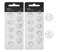 UIHRLM 20 PCS Hearing Aid Domes, 10mm Soft Silicone Hearing Open Aid Domes Compatible with Oticon MiniFit, Universal Aids Ear Tips Replacement Aids Accessories for Comfortable Wearing (2 Pack)