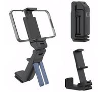 UIHRLM 360°Rotation Plane Phone Holder, 4 in 1 Adjustable Foldable Airplane Phone Holder for Plane Travel, Universal Portable Cellphone Stand Travel Essential for Flying,Traveling, Home