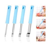 UIHRLM 4 PCS Apple Corer, Multi Function Stainless Steel Apple Corer Remover with Hanging Hole, Easy to Use Hand Fruit Corers Removal Gadgets Kitchen Tools for Apples Pears and More