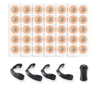 UIHRLM 60 PCS Magnetic Nose Strip, Anti Snoring Magnetic Nasal Strips with Nose Magnets, Universal Noses Magnets Devices for Breathing Fit Men and Women Improve Sleep Quality Reduce Snoring