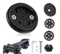 UIHRLM Bike Stem Mount, Aluminum Alloy Bicycle Mount Compatible with Garmin Edge/Cateye/Bryton Rider, Bike Computer Extension Mount Insert Adapter Bikes Stem Top Cap Holder for GPS Navigation