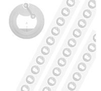 UIHRLM NFC Tag Stickers 60PCS, 25 mm Programmable Blank Round NTAG213 NFC Stickers with Adhesive Labels, Rewritable 13.56MHz 144 Bytes Memory RFID Tag Compatible with NFC-Enabled Phones & Devices
