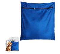 UIHRLM Pet Laundry Bag, Blue Pet Wash Bag for Washing Machine with Zip for Stopping Hair Blocking Washer, Petwear Laundry Bags Fit Rabbit Dogs Cats Horses's Towels, Blankets, Toys, Harness