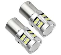 UIHRLM T20 7440 WY21W LED Bulb, 5W LED Bulb Super Bright 7500K White 12V-24V, Canbus Error Free Anti Hyper Flash Lights for Backup-Light Tail Light Day Running Light Rear Fog Lights (2 Pack)