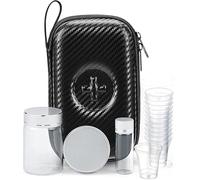 Uiifan 1 Set Portable Communion Set Gifts for Catholic Priests Travel, Home Visits, Wedding (Black)