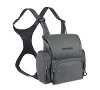 UIIHUNT Binocular Harness Chest Pack - Lightweight Bino Harness with Rangefinder Pouch - Durable Binocular Chest Packs for Hunting & More - Bino Harness Holds rangefinders, Phones, ect