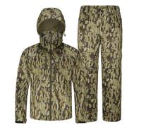 UIIHUNT Hunting Clothes for Men with Fleece Lining: Safety Strap Compatible Water Resistant Silent Hunting Jacket and Pants