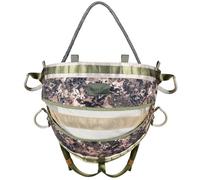 UIIHUNT Hunting Saddle, The Gen 2 Saddle Hunting, Ultra Comfortable Large Padded Seat, Lightweight Tree Saddle Accessories, Packable Tree Climbing Saddle, Includes Adjustable Bridge (Mountain Camo)