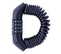 UiiziC Bike Cable Lock, Travel Padlock 4.9 FT Portable Mini Bicycle Lock Anti-Theft Security 4 Digit Retractable Combination Helmet Lock Cable for Baby Strollers, Suitcases (New 4-Digit 4.9 FT 1-Pack)