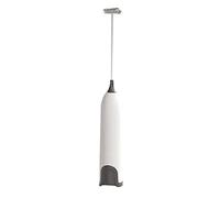 Uikdjgu 1 Pcs Electric Milk Frother Coffee Cappuccino Whisk Frothy Blend Egg Beater White