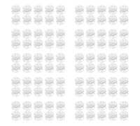 Uikdjgu 100 Pcs Double Sided Suction Cup - Sucker Pads for Glass, Plastic - 30Mm Width