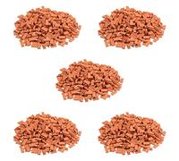 Uikdjgu 1000 Pieces Mini Bricks for Landscaping Miniature Bricks Brick Wall Small Bricks for Dollhouse Garden Parts,1/35 Scale